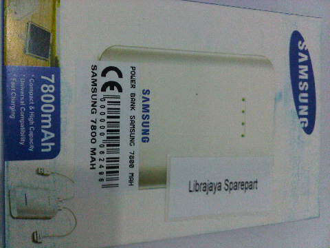 Jual Power Bank Samsung 7800 Mah casan tc usb cas