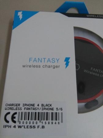 Charger Iphone 4 Black Wireless Fantasy