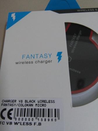 Charger V8 Black Wireless Fantasy Colokan Micro