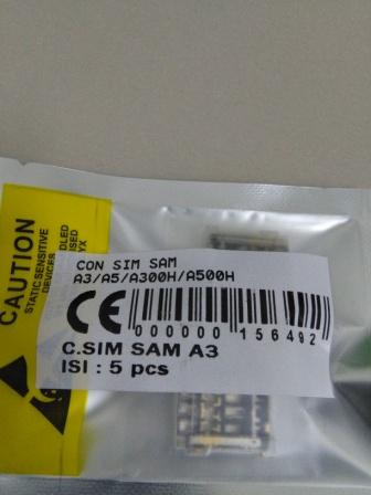 Jual Con Sim Samsung A3 A5 A300H A500H Connector