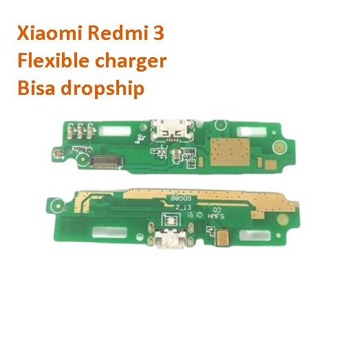 Jual Flexible charger Xiaomi Redmi 3 Fleksibel Flexible Fleksi Flexibel Flex Con Tc Connector Pcb Konektor cas papan charging