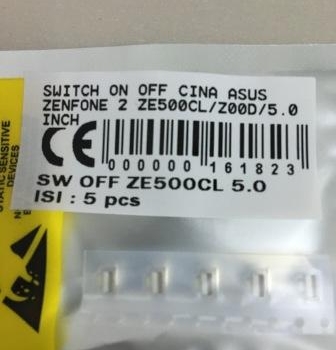 SWITCH ON OFF ASUS ZENFONE 2 ZE500CL-Z00D