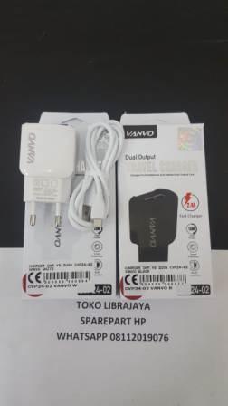 Charger Samsung V8 2Usb Cvp24-02 Vanvo Black