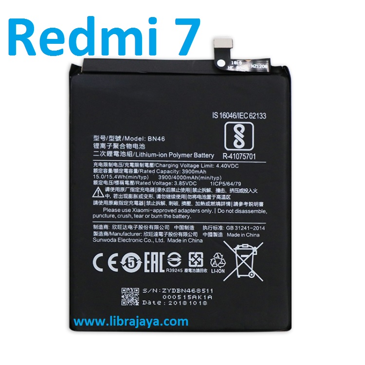 Baterai Redmi 7 BN46