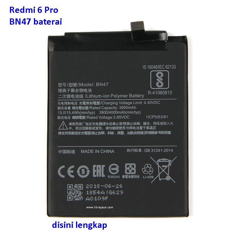 baterai-xiaomi-redmi-6-pro-bn47