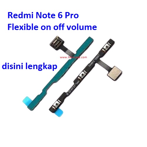 Jual Flexi On Off Volume Xiaomi Redmi Note 6 Pro Redmi Note 6 Fleksibel Flexible Fleksi Flexibel