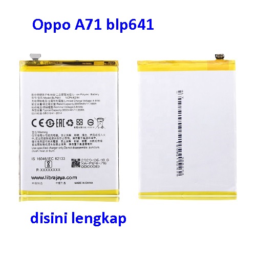 Jual Baterai Oppo A71 blp641 Baterai Battery