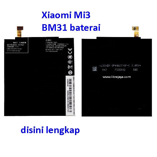 baterai-xiaomi-mi3-bm31