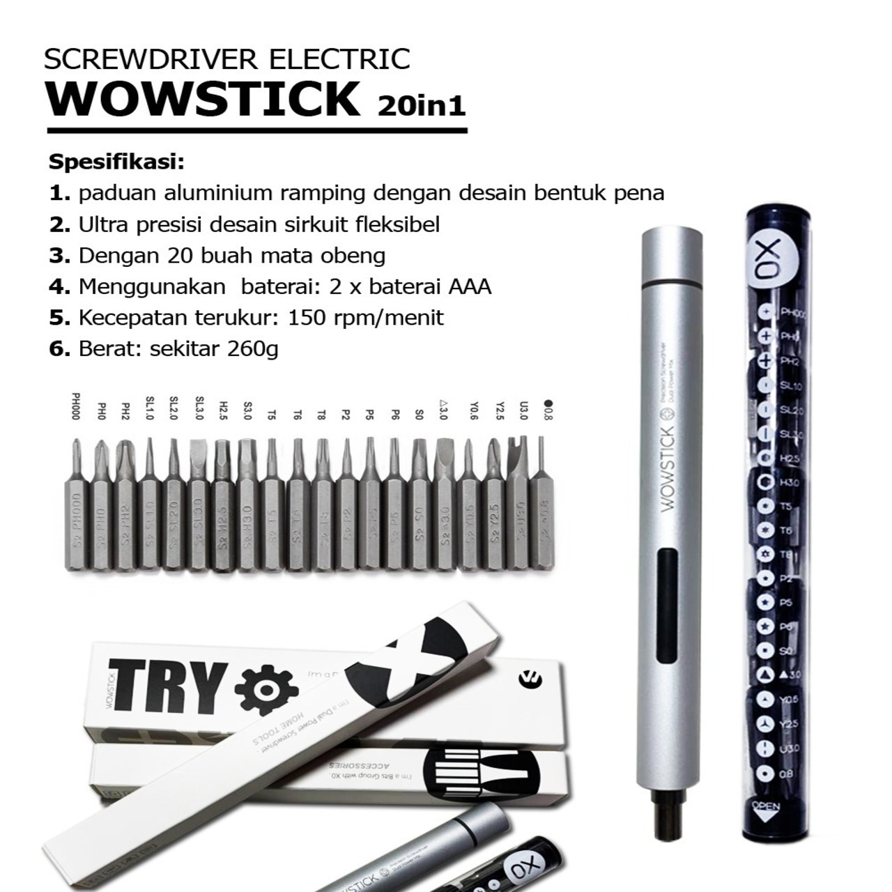 OBENG ELECTRIC WOWSTICK 20 IN 1