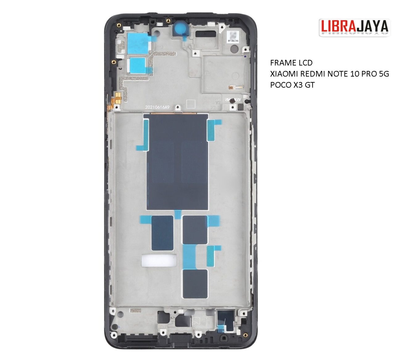 FRAME LCD XIAOMI REDMI NOTE 10 PRO 5G MIDDLE FRAME TATAKAN LCD POCO X3 GT