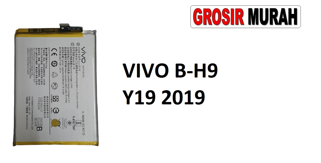 Jual Batre Vivo Y19 2019 B-H9 Ori Baterai Battery