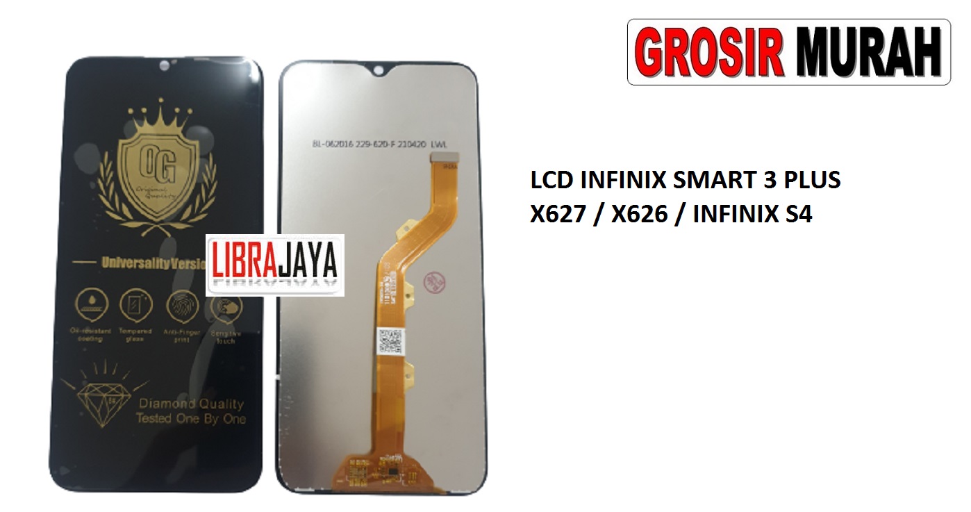 LCD INFINIX SMART 3 PLUS X627 X626 INFINIX S4 LCD Display Digitizer Touch Screen Spare Part Grosir Sparepart hp