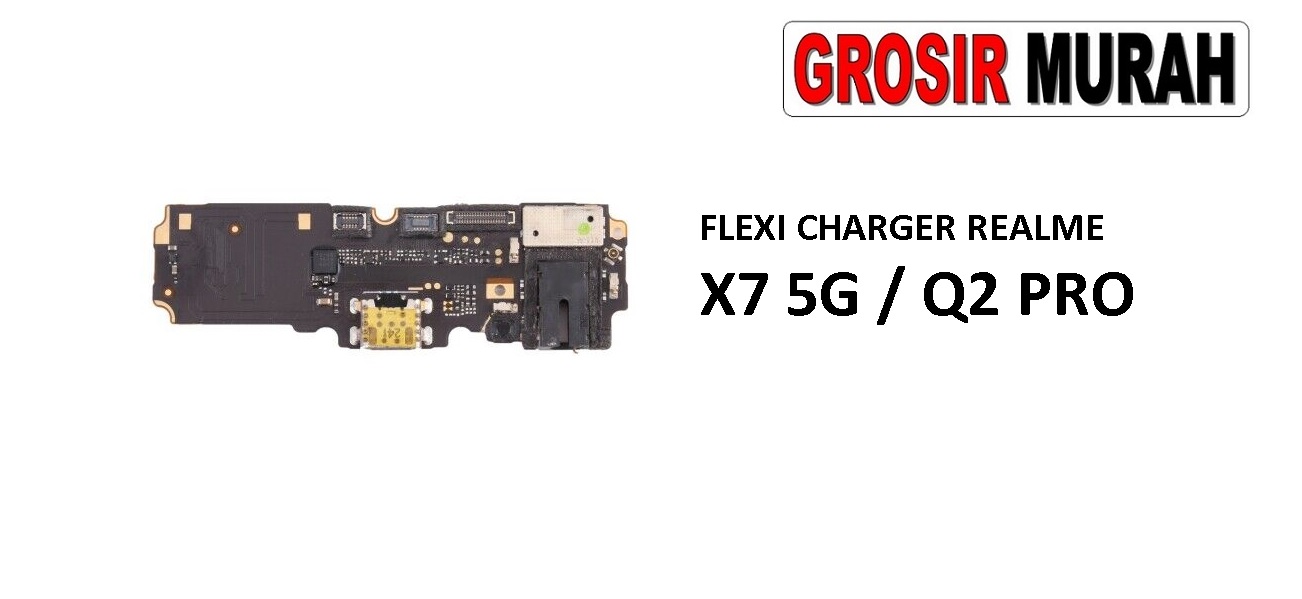 Jual Flexi Charger Realme X7 5G Fleksibel Flexible Fleksi Flexibel Flex Con Tc Connector Pcb Konektor cas papan charging