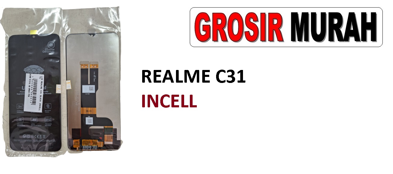 REALME C31 LCD INCELL LCD Display Digitizer Touch Screen Spare Part Sparepart hp murah Grosir LCD Meetoo winfocus incell lion mgku og moshi