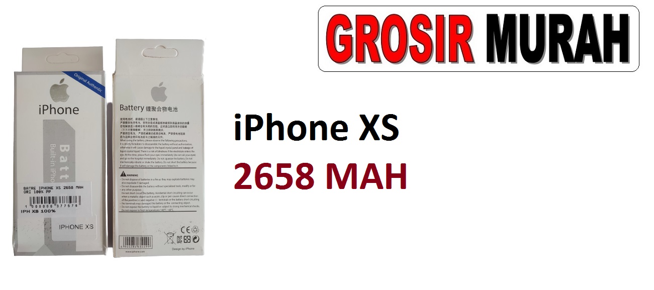 Jual Batre Iphone Xs 2658 Mah Baterai Battery