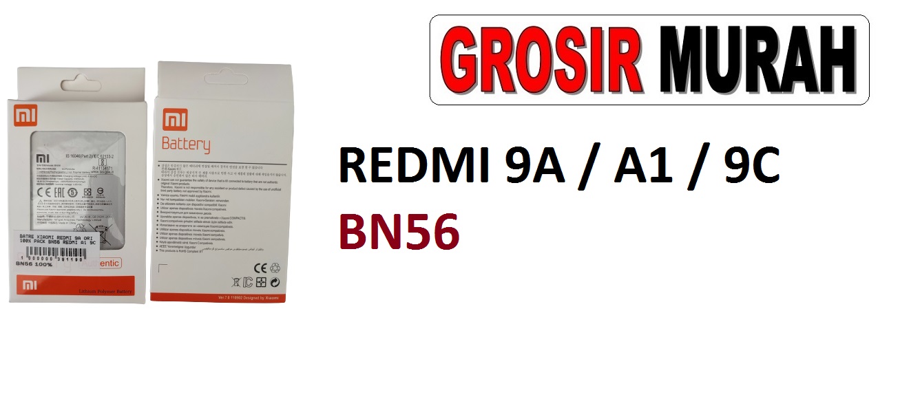 Jual Batre Xiaomi Redmi 9A Redmi A1 9C Bn56 Baterai Battery