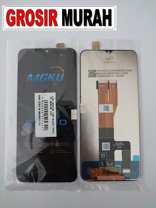 LCD REALME C30 MGKU REALME C33 LCD Display Digitizer Touch Screen Spare Part Sparepart hp murah Grosir LCD Meetoo winfocus incell lion mgku og moshi