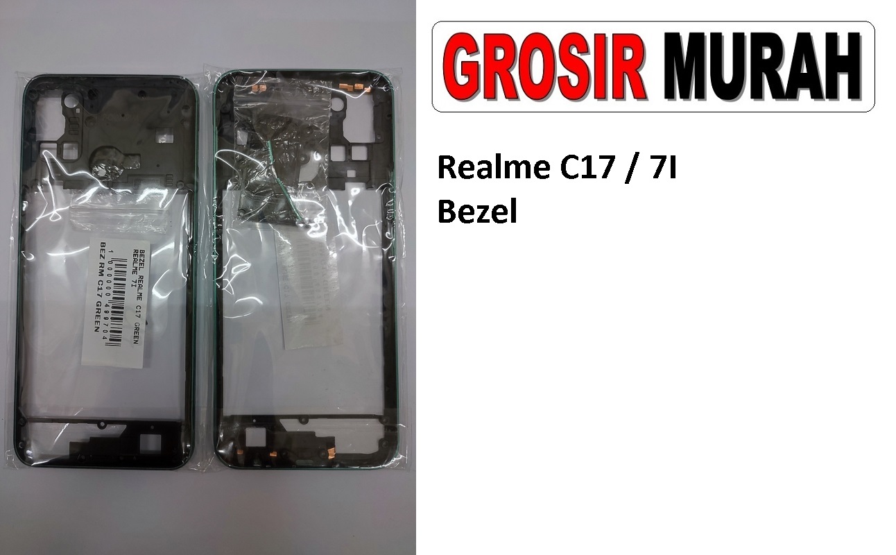 Realme C17 7I Front Housing Middle Frame Bezel Plate Tutup Mesin Bazel Spare Part Grosir Sparepart hp