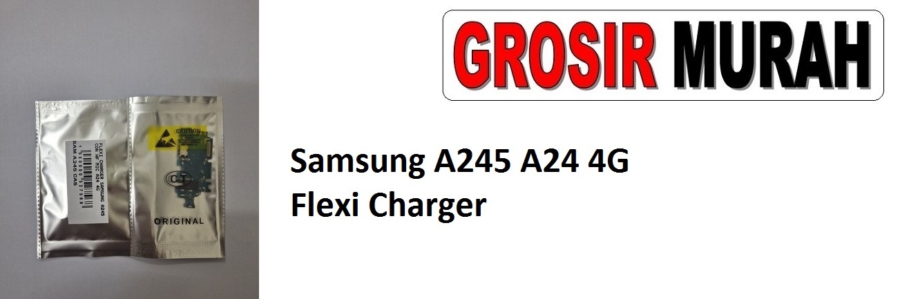 Jual Flexi Charger Samsung A245 A24 4G Fleksibel Flexible Fleksi Flexibel Flex Con Tc Connector Pcb Konektor cas papan charging