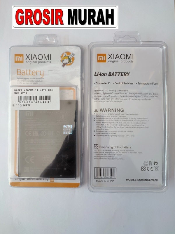 XIAOMI 11 LITE BP42 BATERAI Batre Battery Grosir Sparepart hp