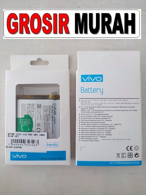 Jual Batre Vivo V15 Pro Ori 100%-X27 B-G0 Baterai Battery