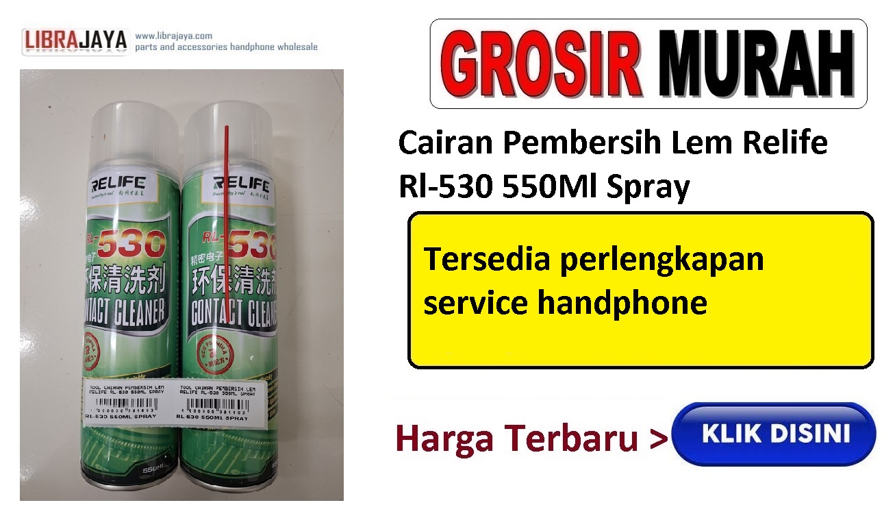 Jual Cairan Pembersih Lem Relife Rl-530 550Ml Spray