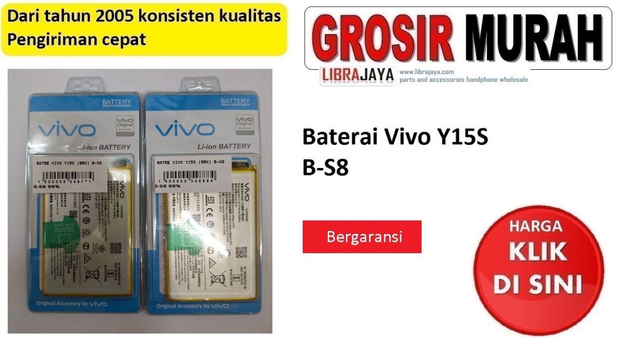 Baterai Vivo Y15S B-S8