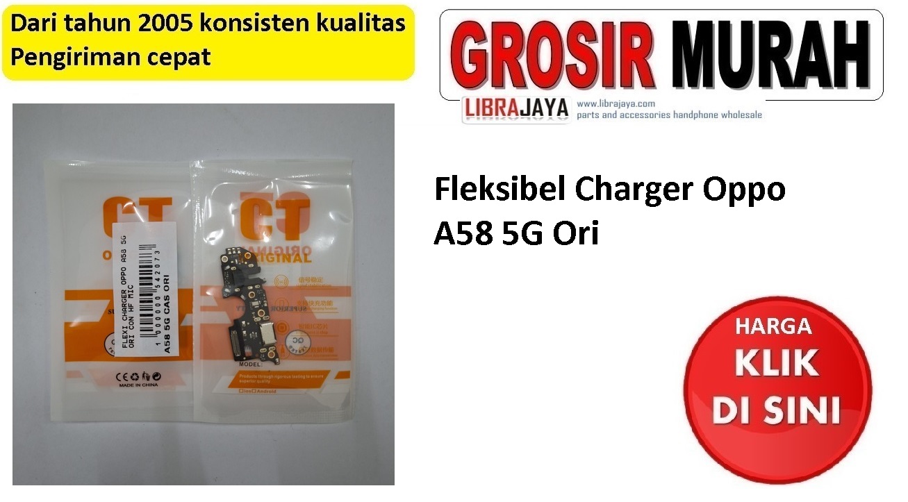 Fleksibel Charger Oppo A58 5G A18 4G A38 4G Ori