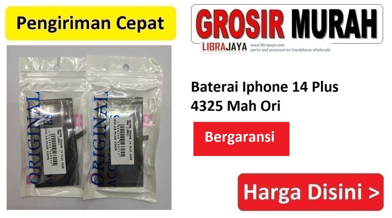 Baterai Iphone 14 Plus 4325 Mah Ori