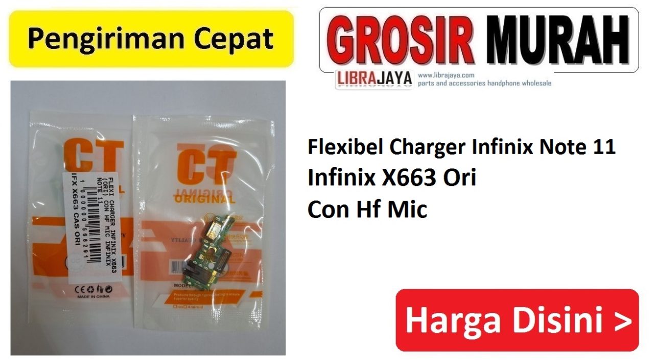 Jual Flexi Charger Infinix Note 11 Ori Fleksibel Flexible Fleksi Flexibel Flex Con Tc Connector Pcb Konektor cas papan charging