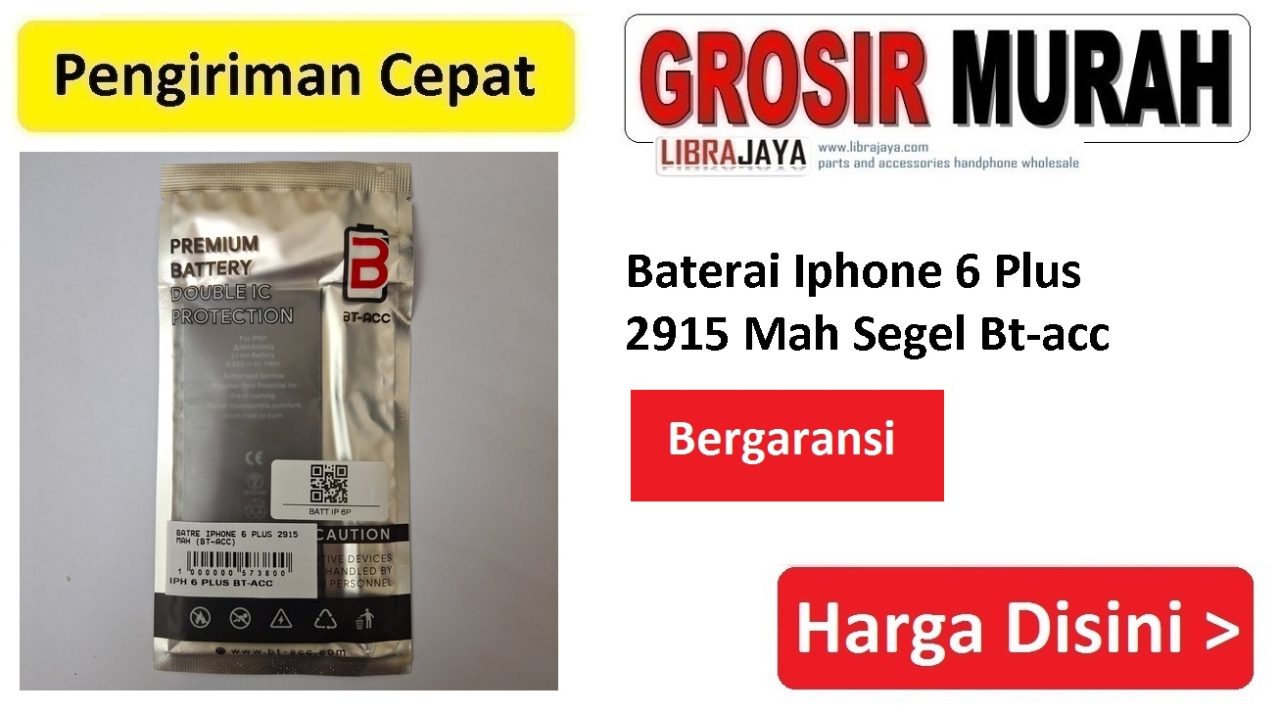 Jual Baterai Iphone 6 Plus 2915 Mah Segel Bt-acc Baterai Battery