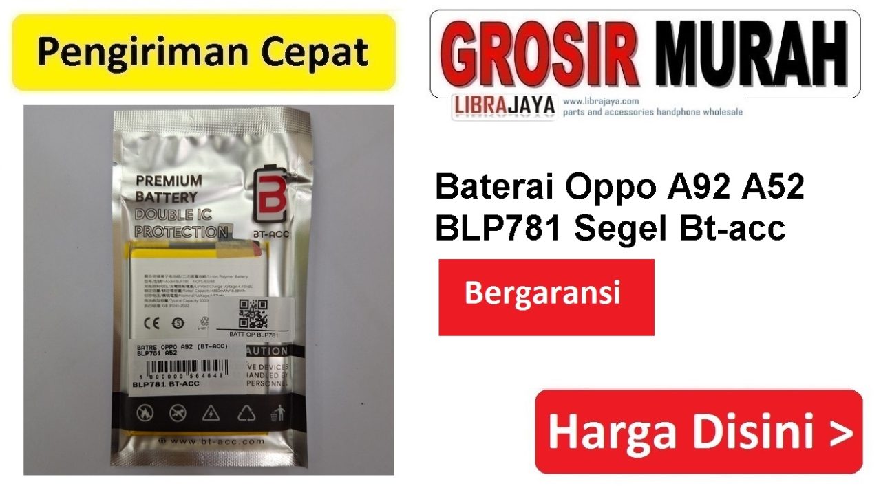 Jual Batre Oppo A92 A52 BLP781 Bt-acc Baterai Battery