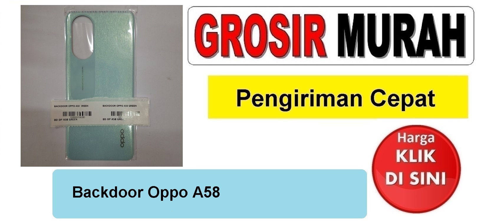 Jual Backdoor Oppo A58