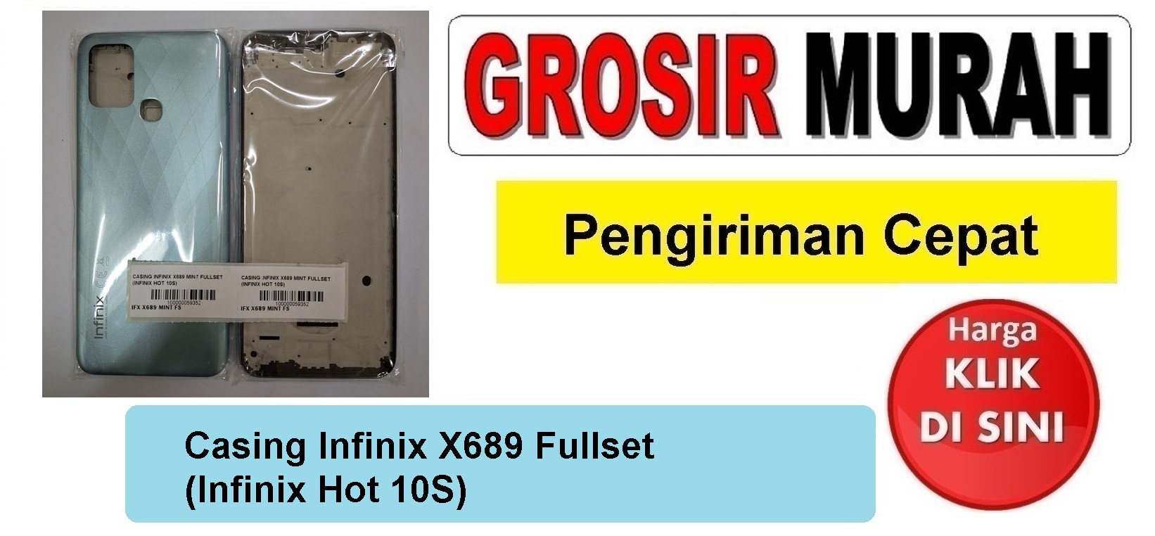 Casing Infinix X689 Fullset (Infinix Hot 10S) | Toko Librajaya | Toko ...