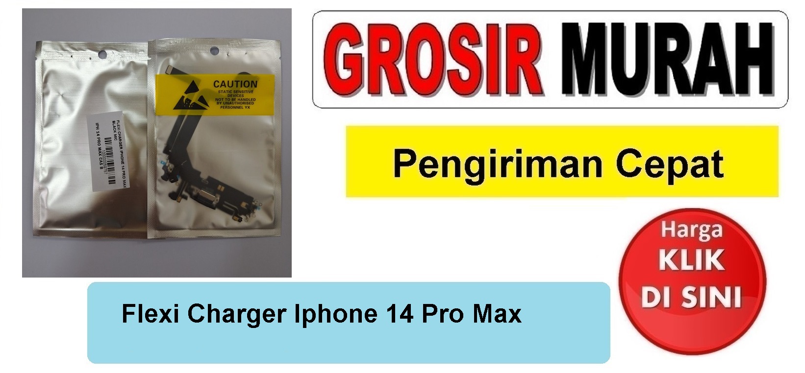 Jual Flexi charger iPhone 14 Pro Max Fleksibel Flexible Fleksi Flexibel Flex Con Tc Connector Pcb Konektor cas papan charging