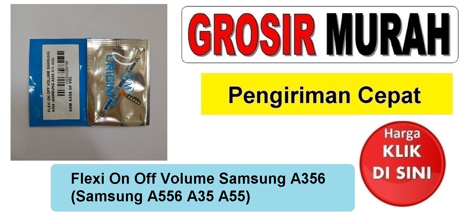 Flexi On Off Volume Samsung A356 (Samsung A556 A35 A55) Fleksibel Flexible Fleksi Flexibel Flex Power On off Volume Tombol