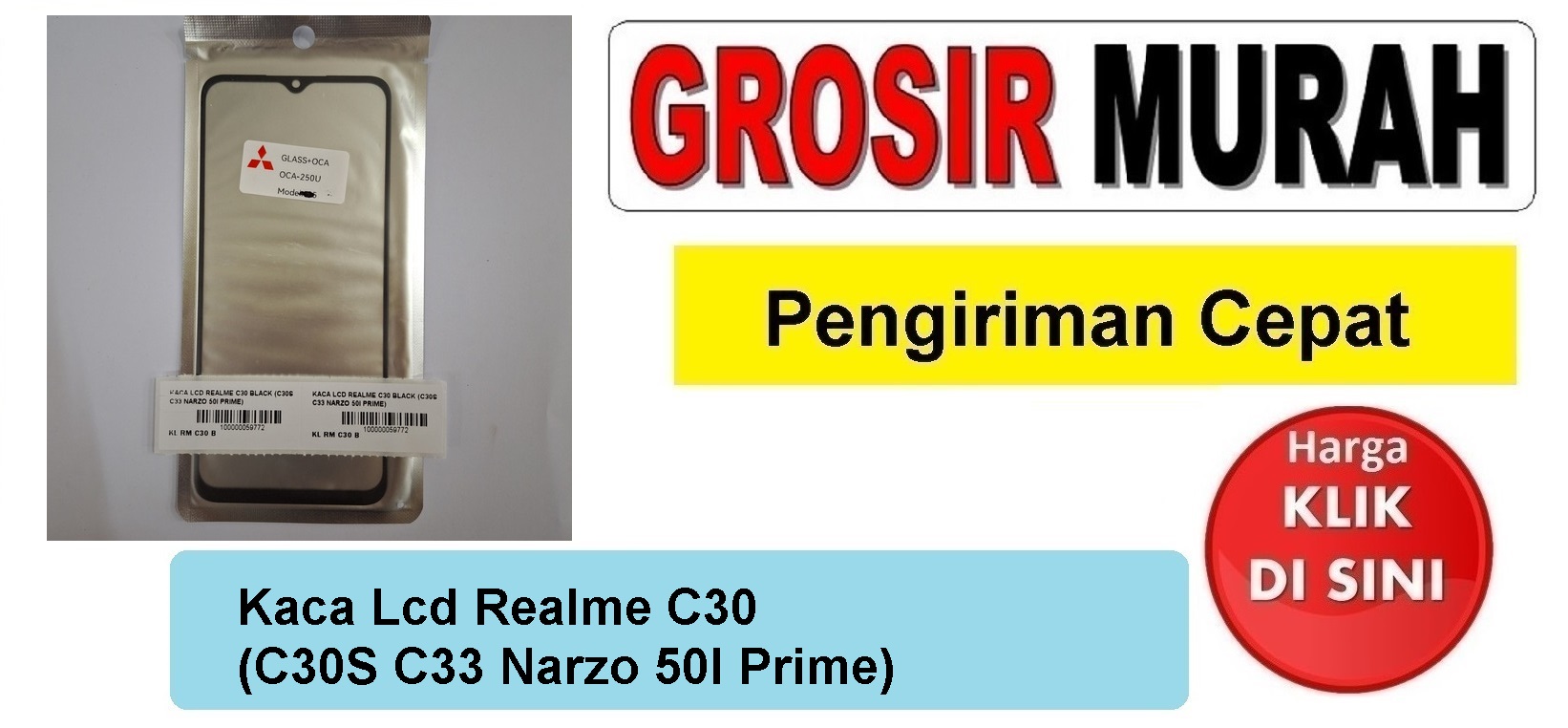 Jual Kaca Lcd Realme C30 C30S C33 Narzo 50I Prime