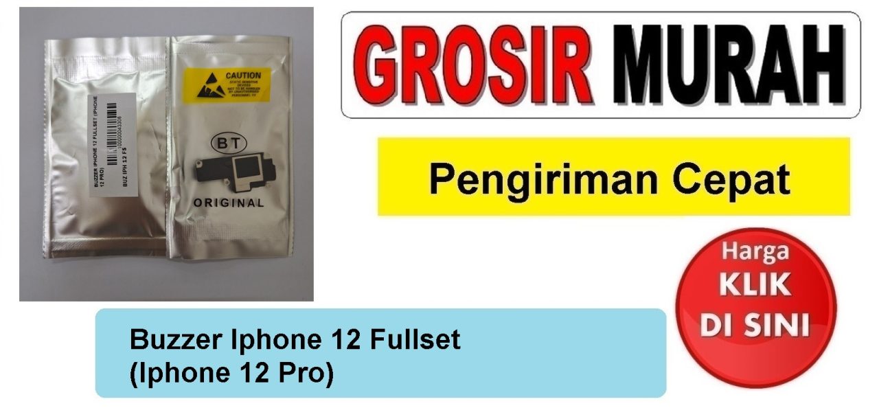 Buzzer Iphone 12 Fullset (Iphone 12 Pro) Loudspeaker Ringer Music Dering Buzer Speaker bawah