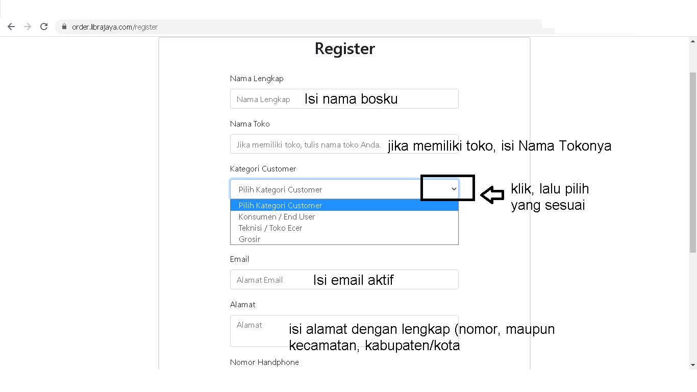 Cara daftar toko grosir sparepart hp-1