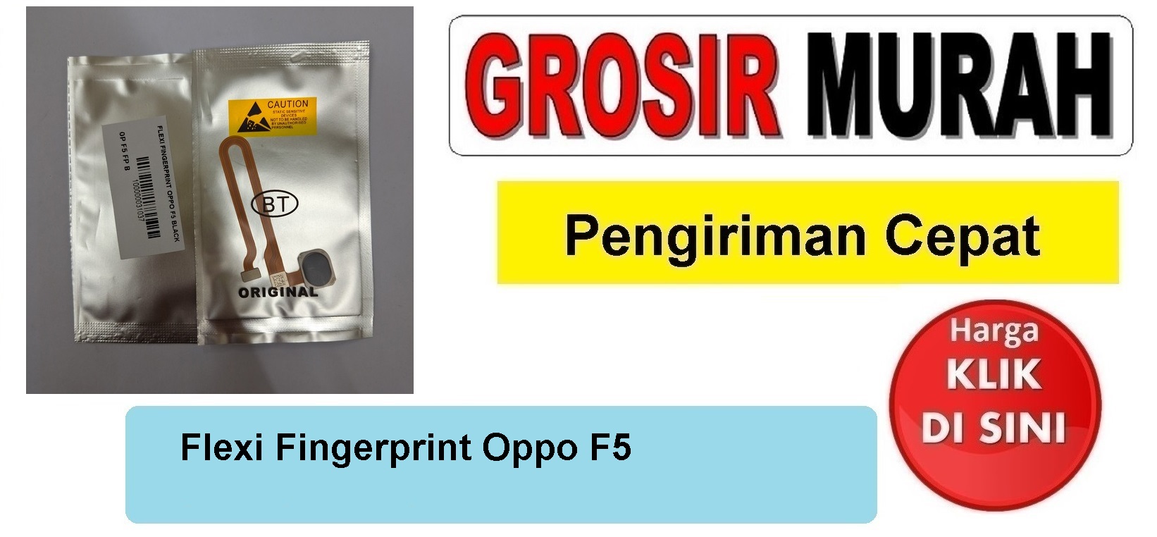 Flexi Fingerprint Oppo F5 Fleksibel Flexible Fleksi Flexibel Flex sidik jari