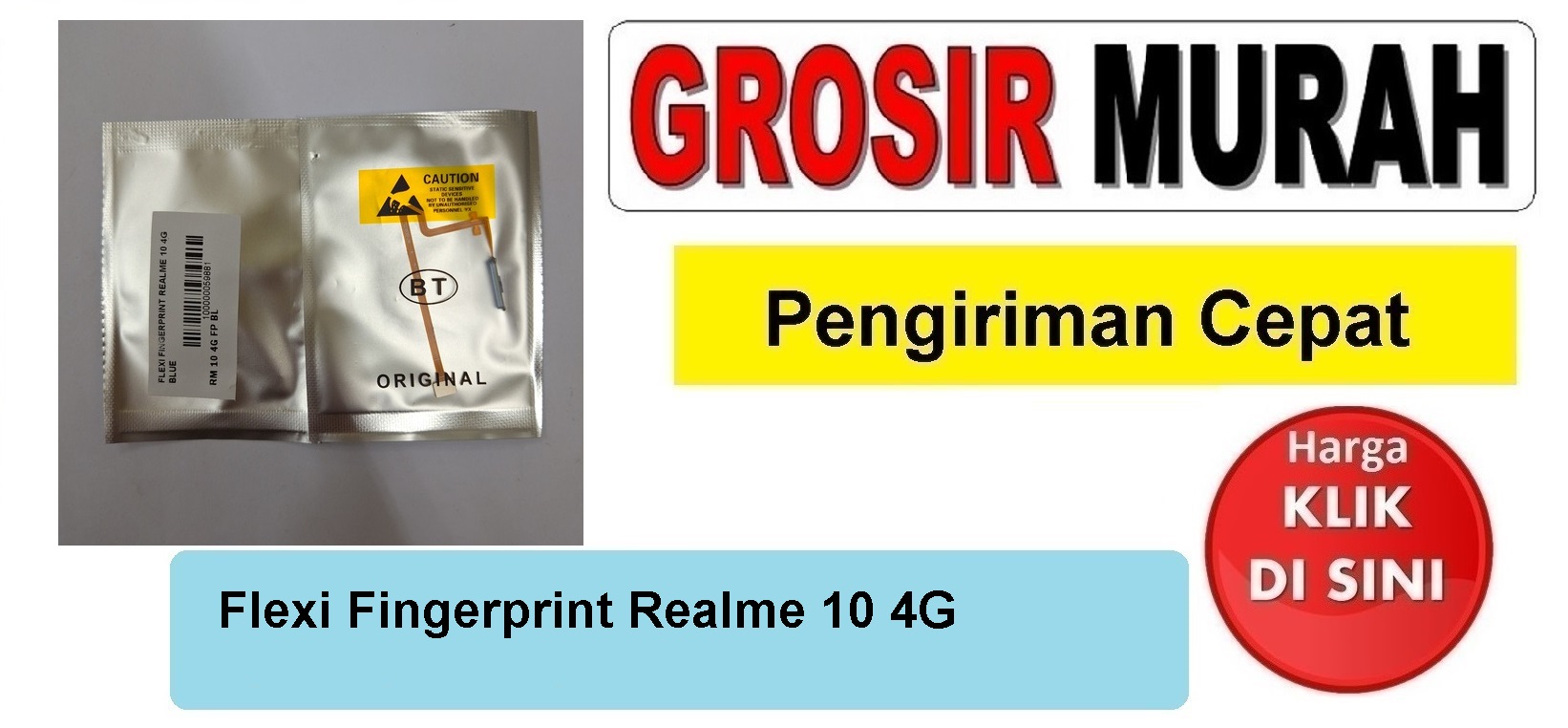 Flexi Fingerprint Realme 10 4G Fleksibel Flexible Fleksi Flexibel Flex sidik jari