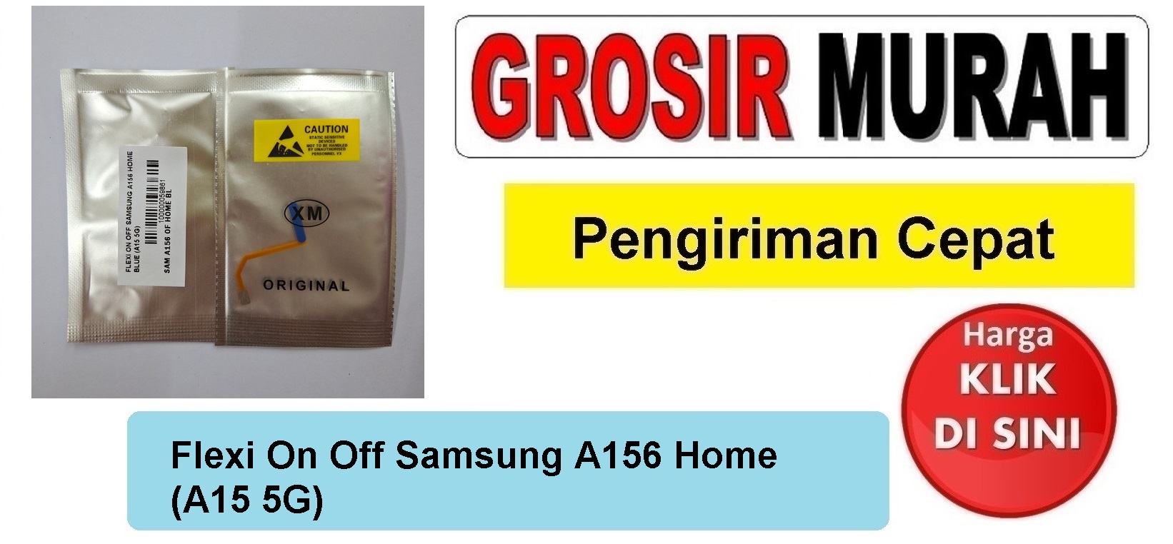 Flexi On Off Samsung A156 Home (A15 5G) Fleksibel Flexible Fleksi Flexibel Flex Power On off Tombol