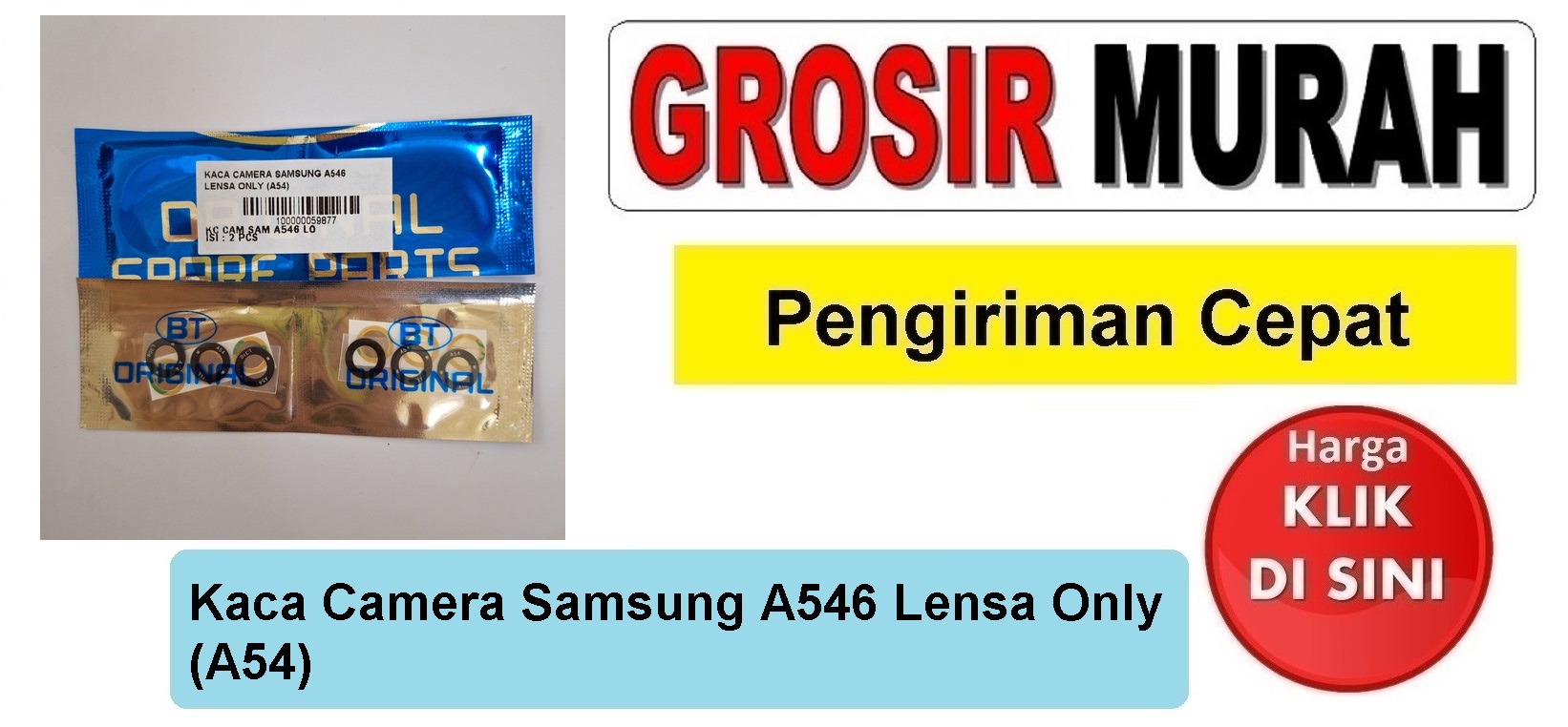 Kaca Camera Samsung A546 Lensa Only (A54) Kaca Kamera belakang lensa kamera glass