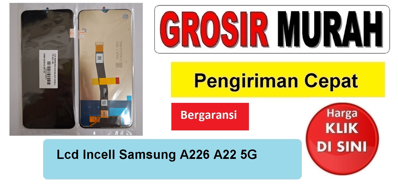 Lcd Incell Samsung A226 A22 5G Fullset Touchscreen Ts Touch screen Display