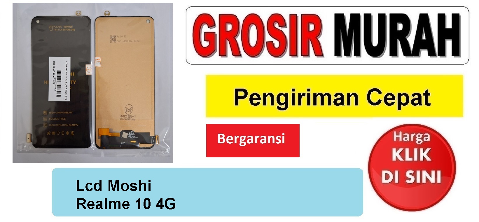 Lcd Moshi Realme 10 4G Fullset Touchscreen Bergaransi