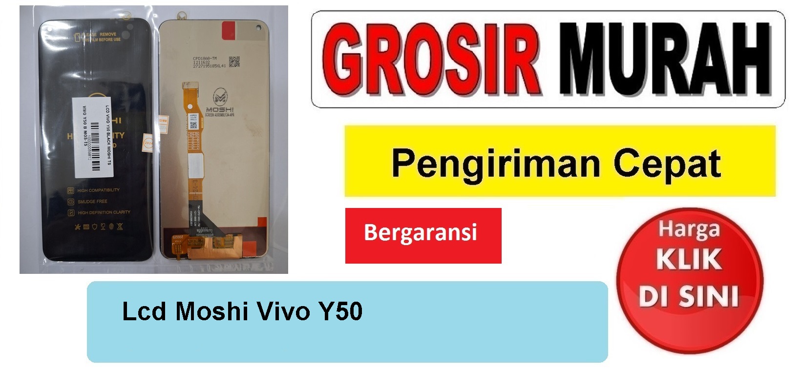 Lcd Moshi Vivo Y50 Fullset Touchscreen Bergaransi