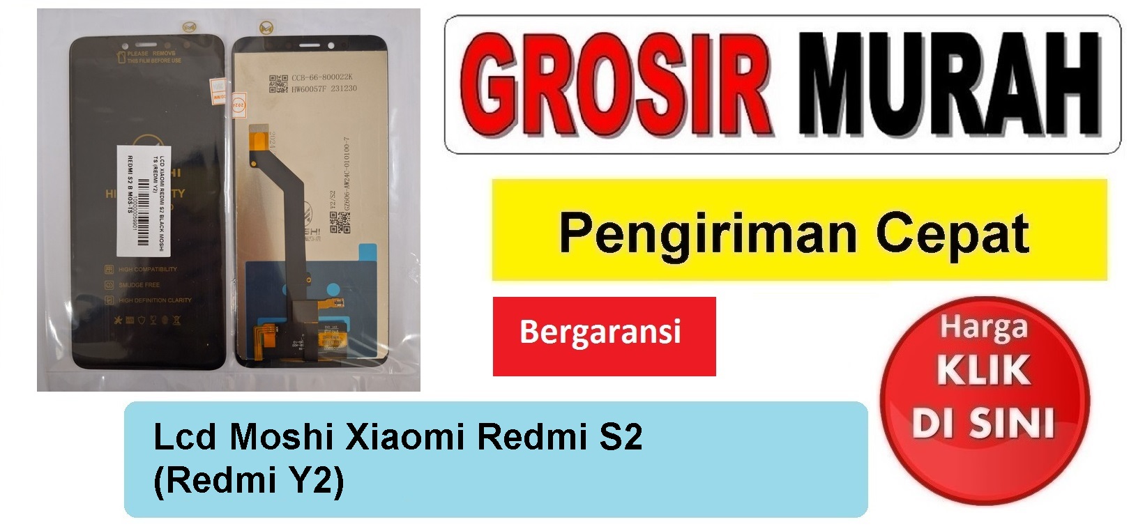 Lcd Moshi Xiaomi Redmi S2 (Redmi Y2) Fullset Touchscreen Bergaransi