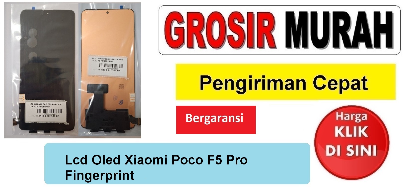 Lcd Oled Xiaomi Poco F5 Pro Fingerprint Fullset Touchscreen Ts Touch screen Display