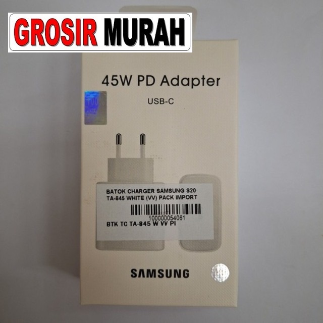 Batok Charger Samsung S20 Ta-845 casan tc usb cas