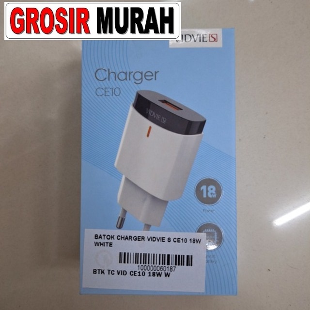 Batok Charger Vidvie S Ce10 18W White